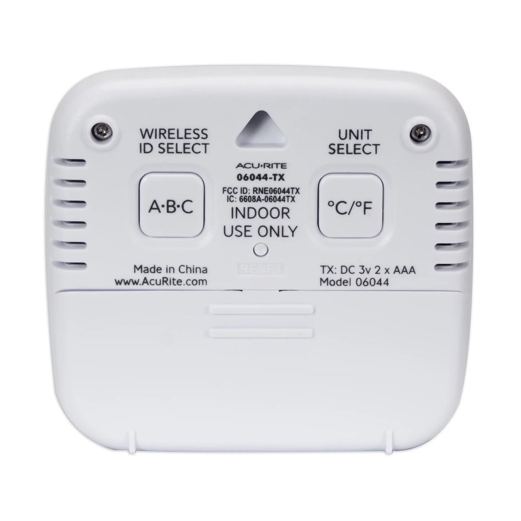 Sensors Temperature with (01096M) Station Indoor/exterior 3 & AcuRite Humidity