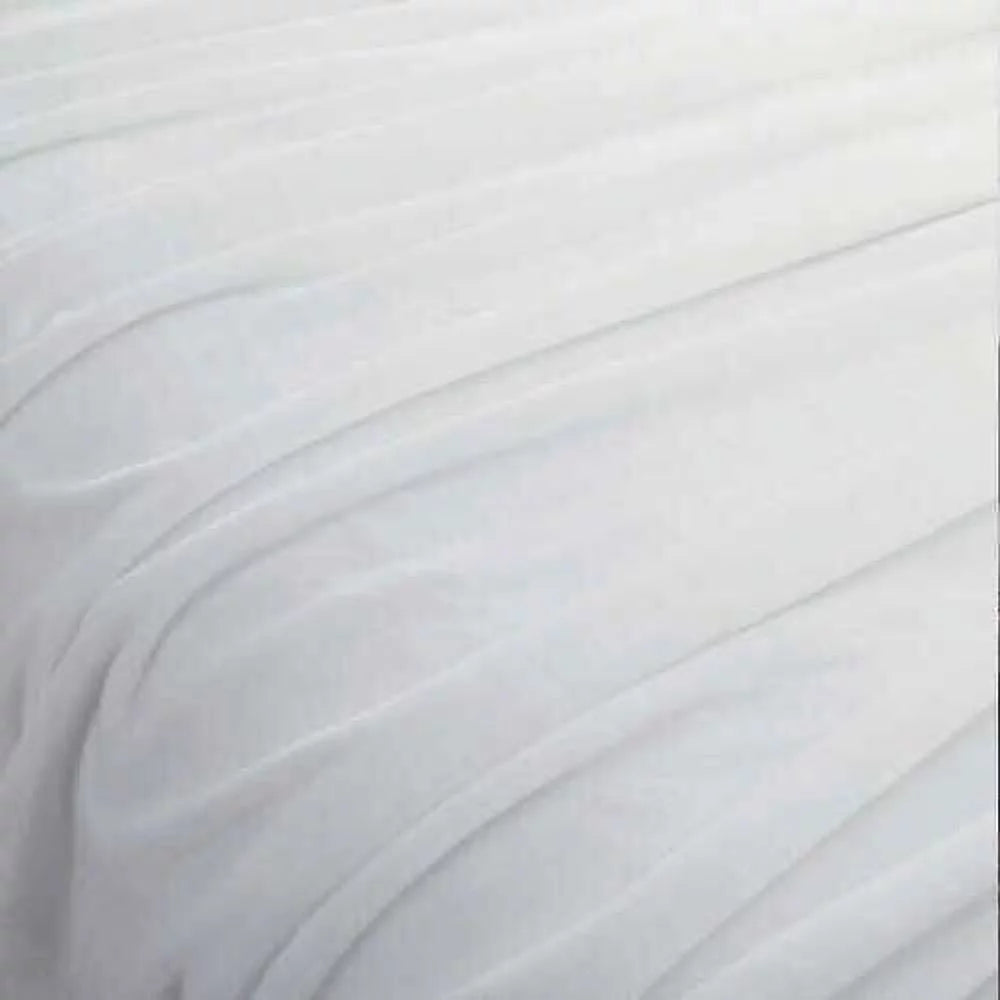 soft Blanket Berkshire 98"x92" Queen Eco Life White