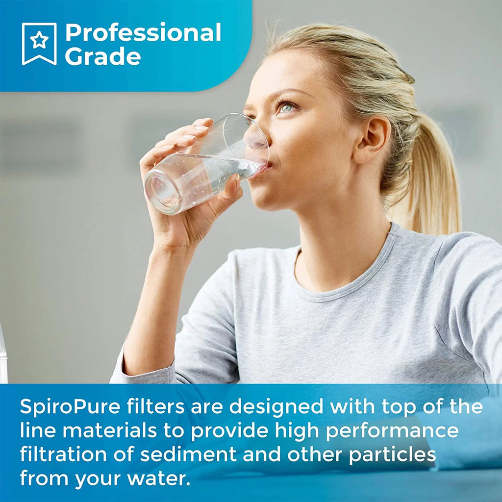 Filter (8 4.5" Micron x Polyester SpiroPure Pleated Cartridge, 30 10 Pack)