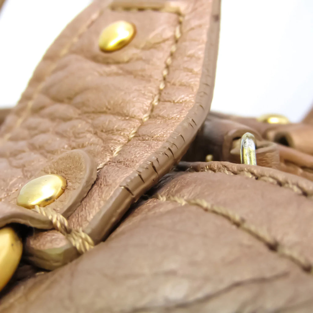 Cole Haan Pre-Owned (Good) Women's Gold Handbag Leather