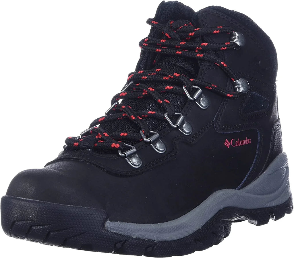 Wide Newton Womens Black/Poppy Red 10 Columbia Plus Boot Ridge