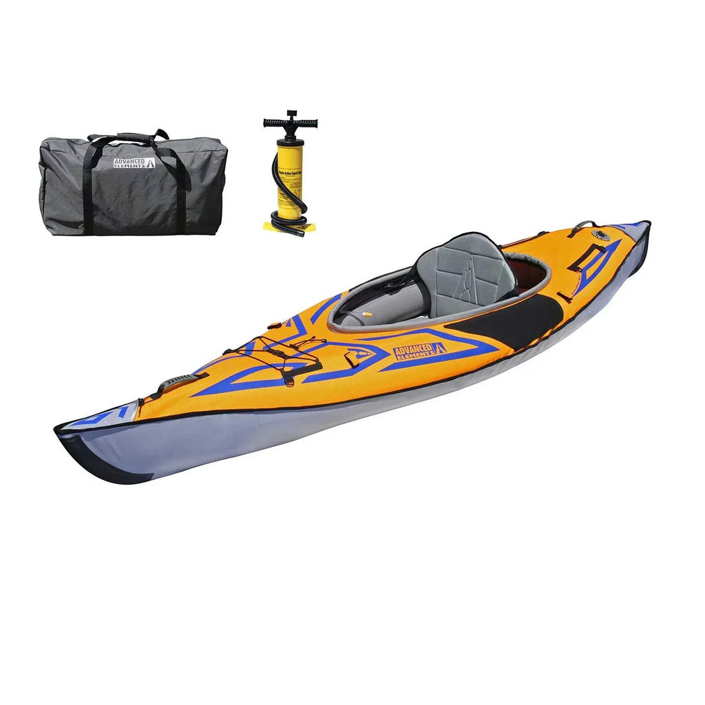 Sports - AdvancedFrame® Kayak with Advanced - Elements Pump Inflatable Orange - ft 10