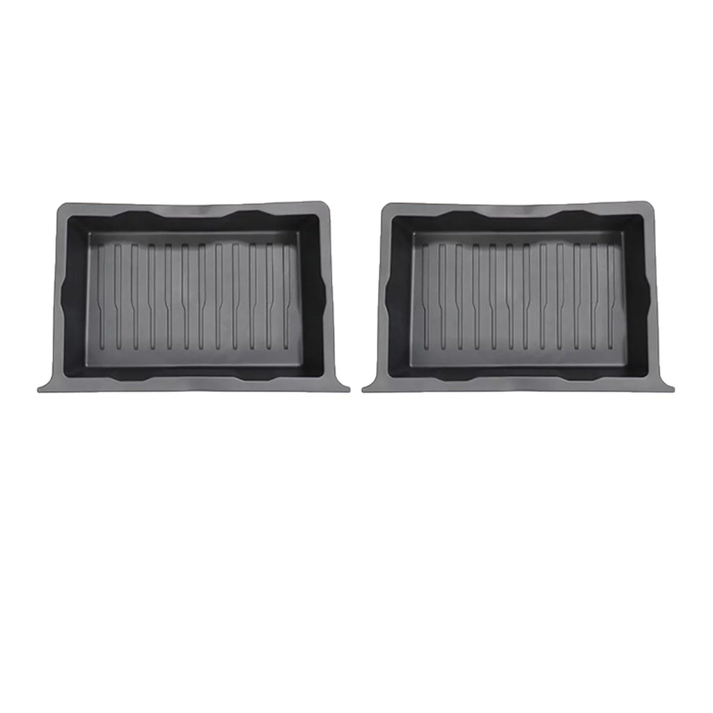 Vehicle Storage Box Hidden Underseat Tray for Holder Accessory under Case 2pcs Seat Storage