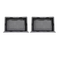 Vehicle Storage Box Hidden Underseat Tray for Holder Accessory under Case 2pcs Seat Storage