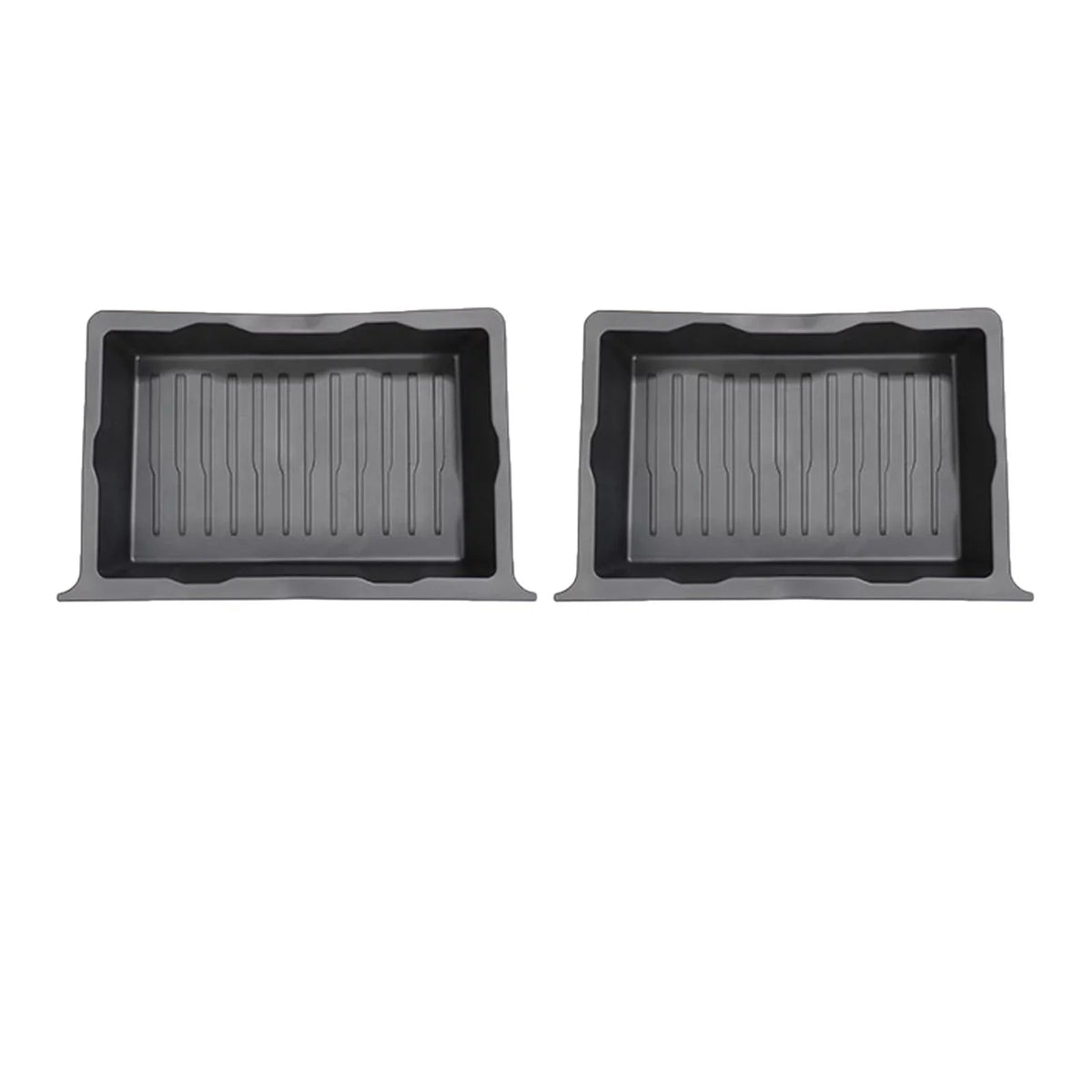 Vehicle Storage Box Hidden Underseat Tray for Holder Accessory under Case 2pcs Seat Storage