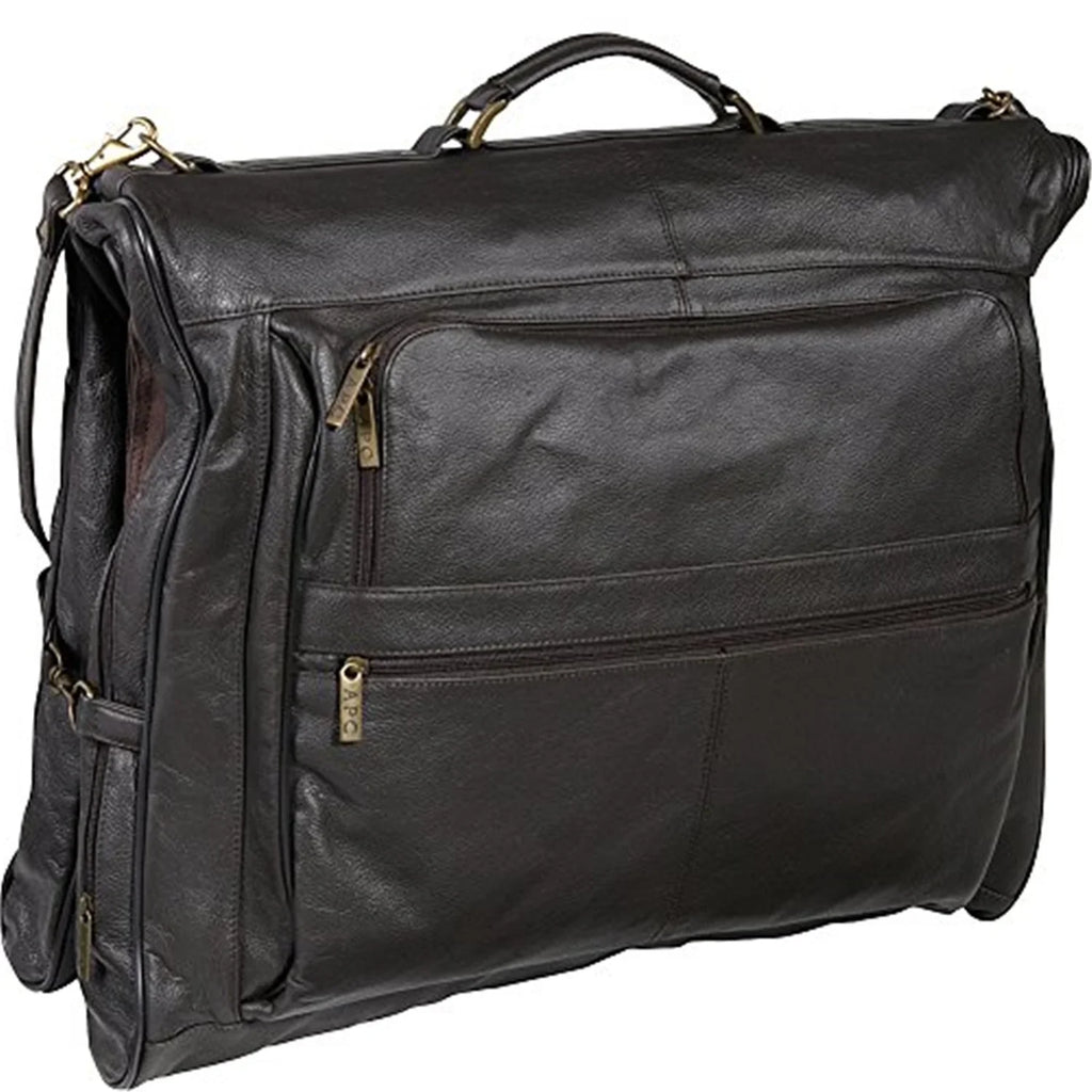 Garment Leather Three-suit Brown Bag-Color:Dark Amerileather