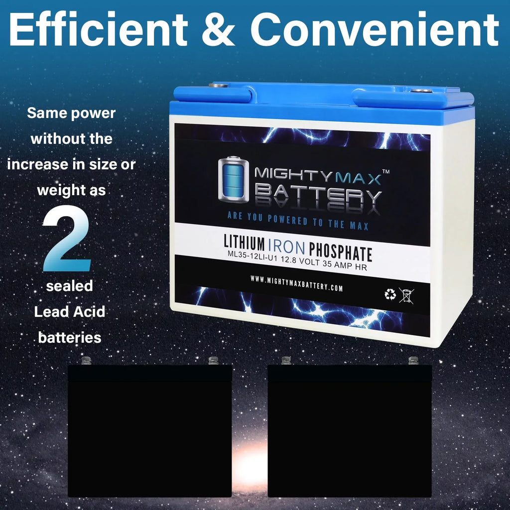 12V compatible - Generator 4 Replacement Yeti with 400 35AH U1 Lithium Pack Zero Battery Solar Goal