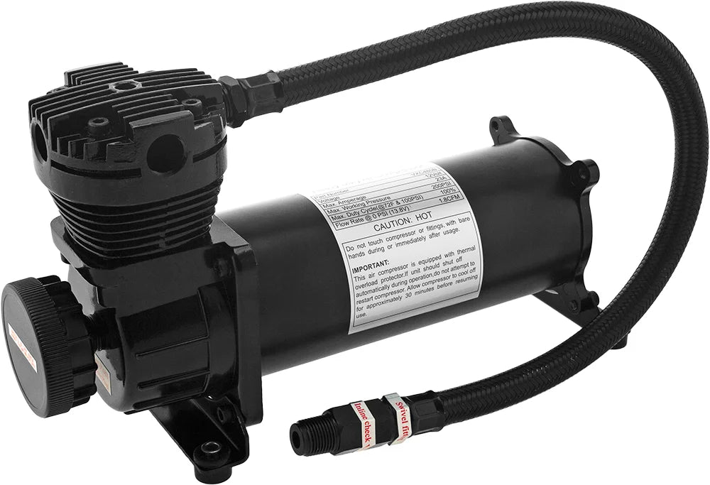 OCTOPOD Vixen dB.Fits Trumpets.Super Complete Air like Kit Pickup/Jeep Vehicles Tank, Aluminum Gallon 8 VXO4830AB/8124XB Loud Trucks/Car/Semi. System- 200psi Onboard for Train Horn 3 Compressor, Horns