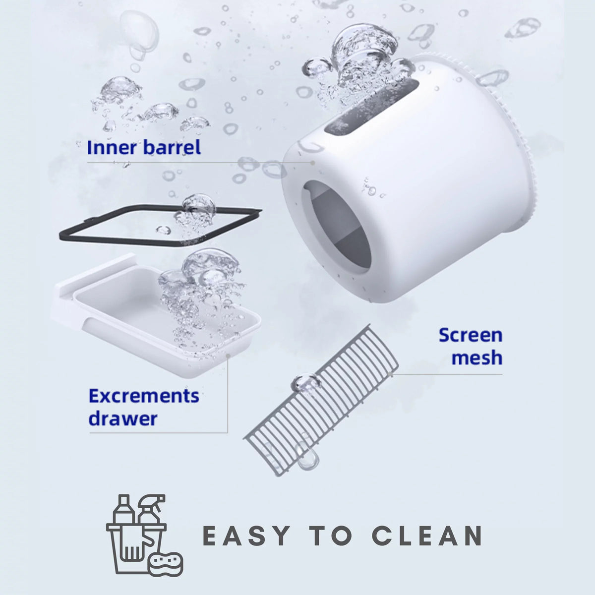 Control, with Purrclean WiFi App Box Self-Cleaning & Automatic 5GHz 2.4GHz Instachew Support Cat Litter