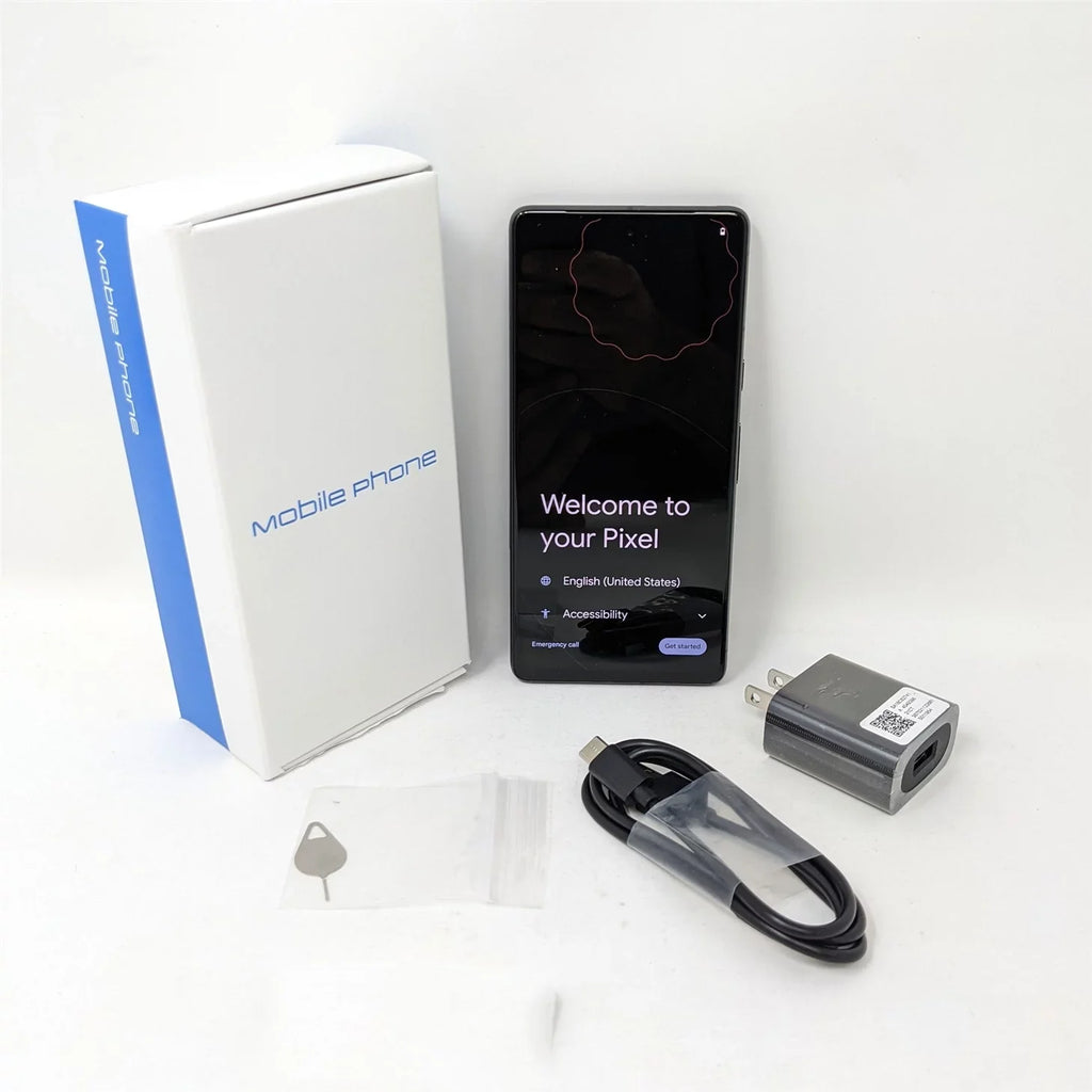 7 - 5G 256GB Smartphone 50 Black MP 8GB Pre-Owned Pixel Factory (Good) 6.3" Unlocked GQML3 RAM