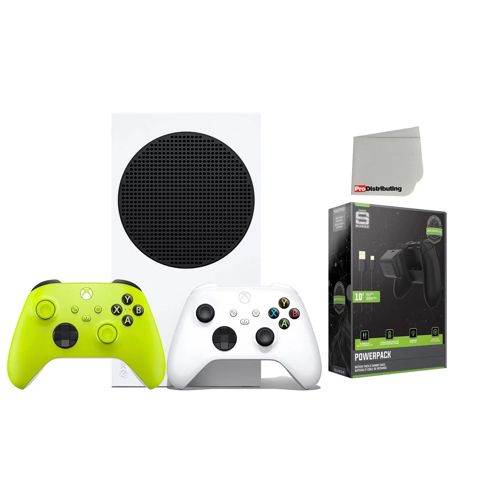 512GB - Powerpack Microfiber Cable Volt Series Digital Electric Cleaning - Cloth Battery/Charge with Console Extra Wireless S Controller Bundle Xbox with