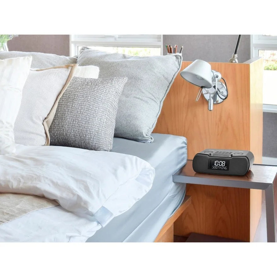 Rcr22 Sangean Display Lcd Clock Radio Atomic With Am/Fm