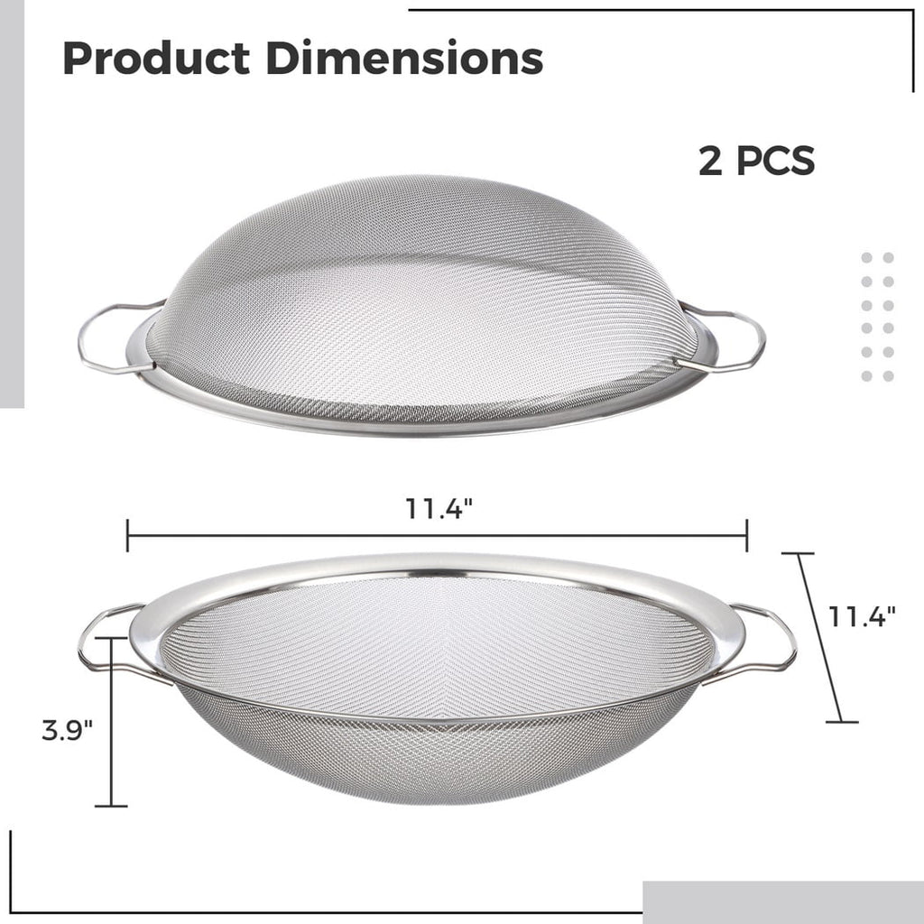 Impurity Gallon Tiny Buckets, Ink, 250μm Fine Filters 11.4” Paint Filters Ultra Paint Strainers, 2PCS for Mesh for Stainless Steel Paint Seeds Strainer Latex, 5 Meshes, Honey, Paint,