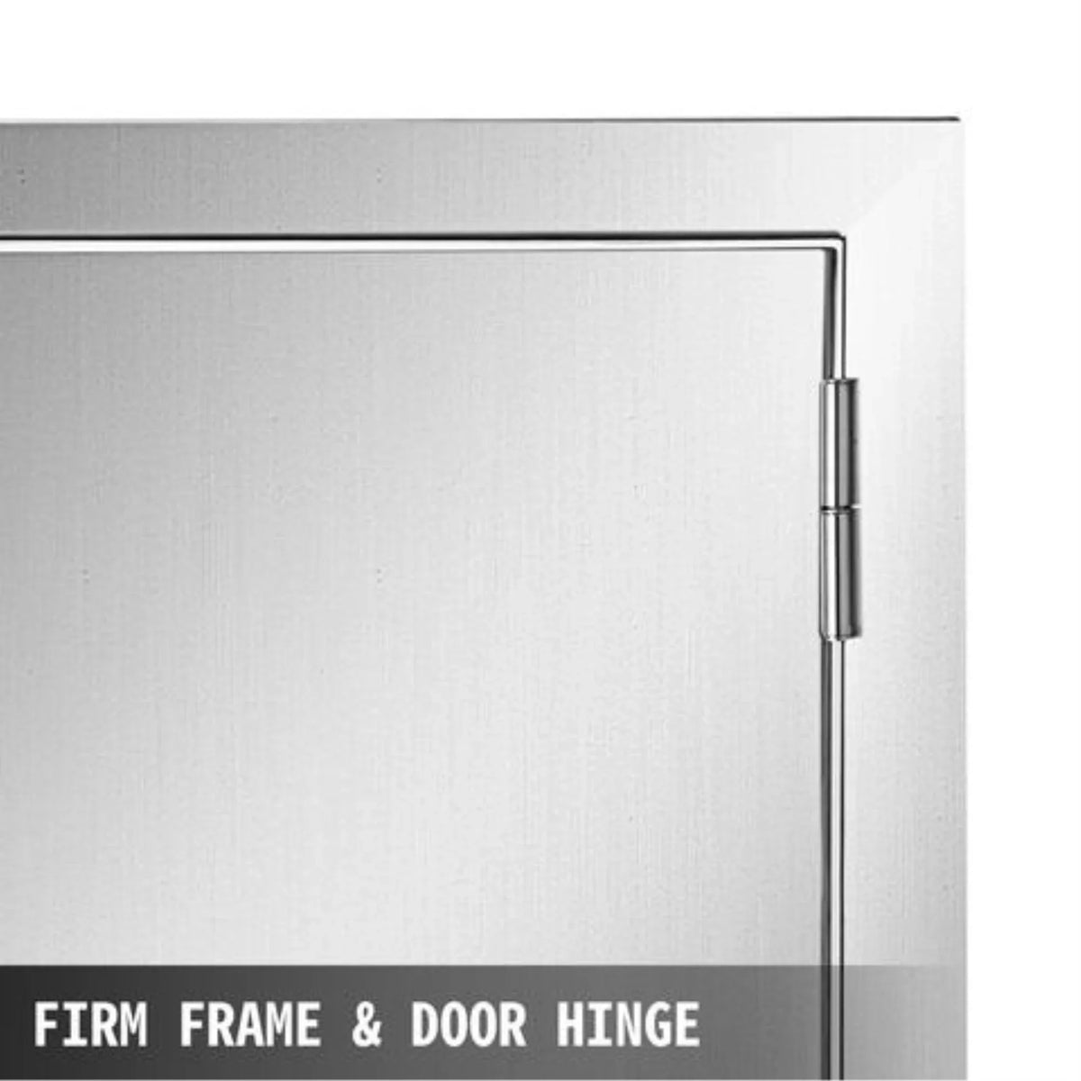 Horizontal Island Access Single Stainless Door exterior Bbq Steel Doors 17"hx24"w