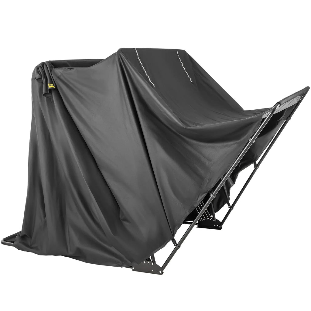 Cover Duty Season BENTISM Proof to Waterproof Motorcycle Heavy Lock-Holes Durable and Storage with All Protection,600D Garage exterior 106" Tear & Storage Bag,Fits Sheds up Oxford