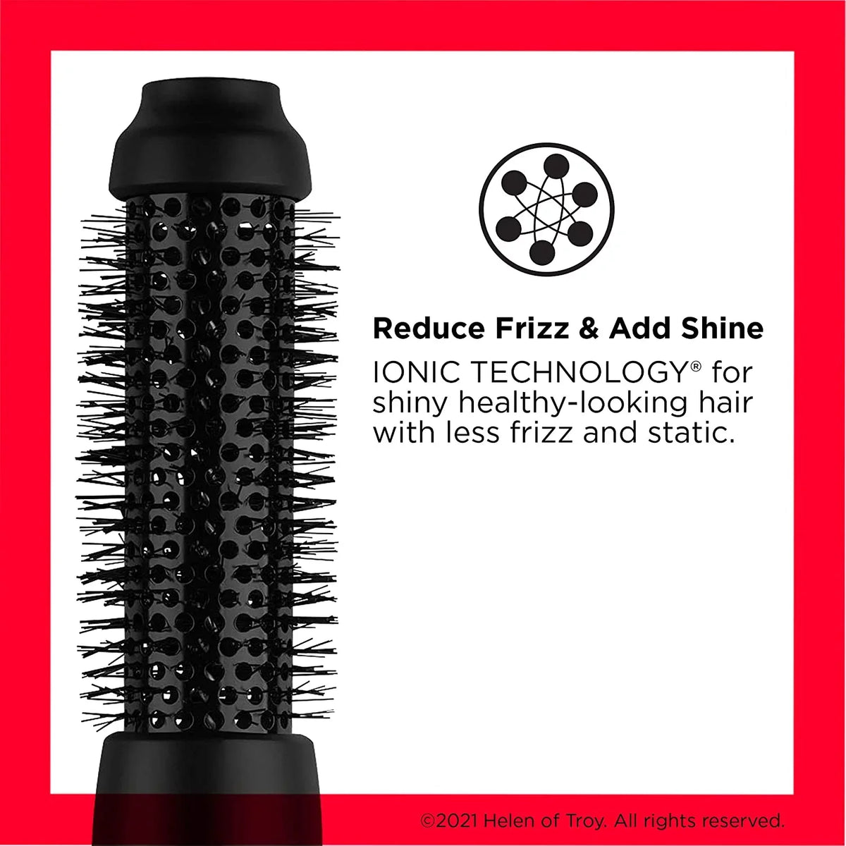| Round and and Volume, One (1-1/2 Booster Frizz Brush Dryer Add Hair Root Step Revlon Fight in) Styler