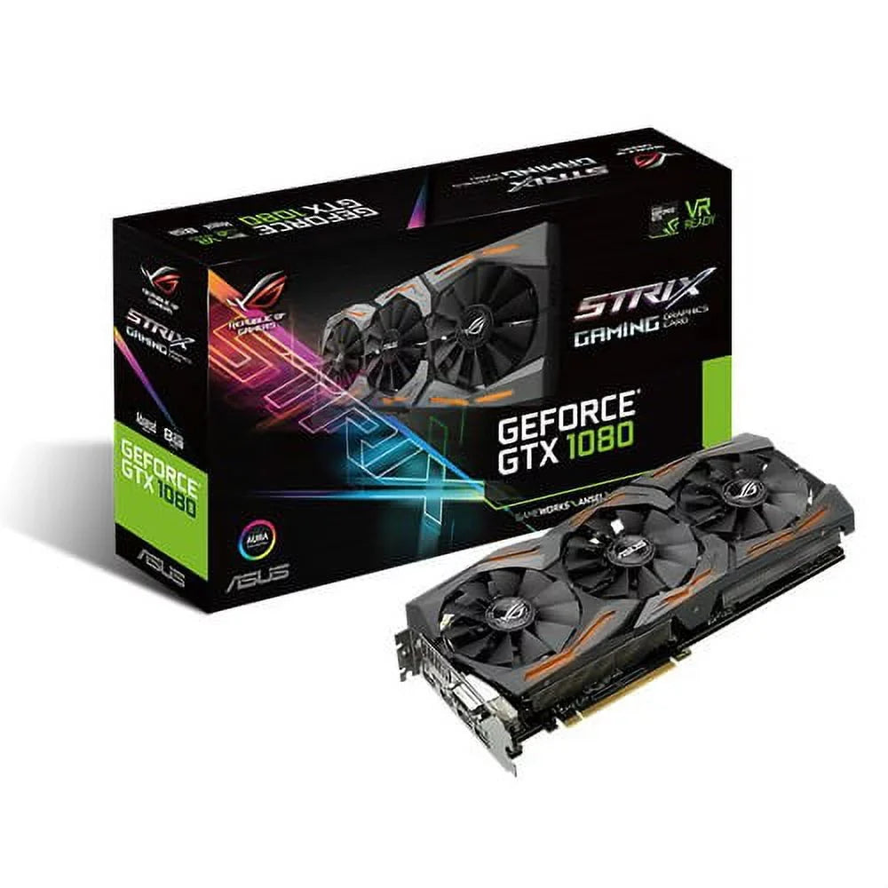 Graphics Asus Card Strix-Gtx1080-A8G-Gaming - STRIX-GTX1080-A8G-Gaming