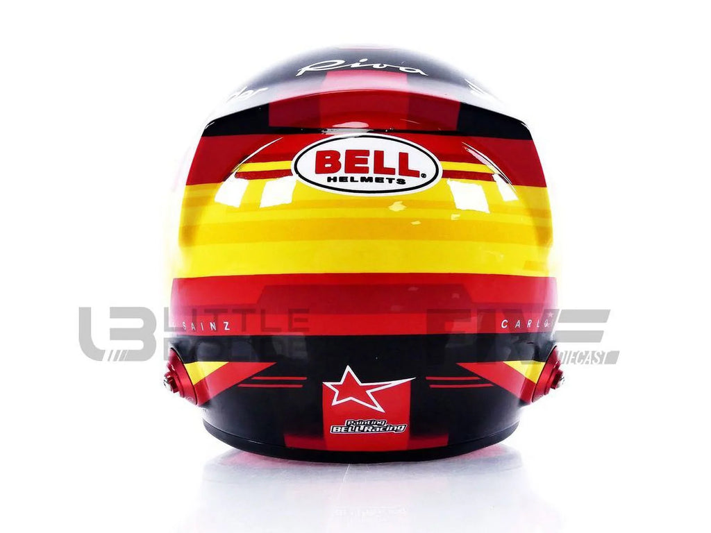 Jr - 1/2 - Carlos F1 Ferrari CASQUE Sainz HELMET 2023 MINI