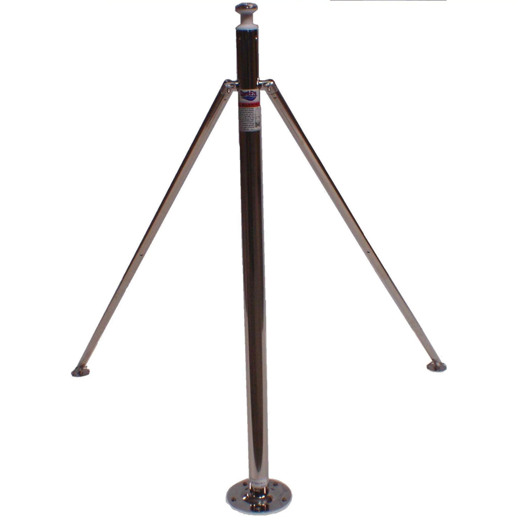 Stainless Ski to 34" Height Attwood 58" Diameter - 2" x Steel Pylon SP-923-009-ADJ Adjustable