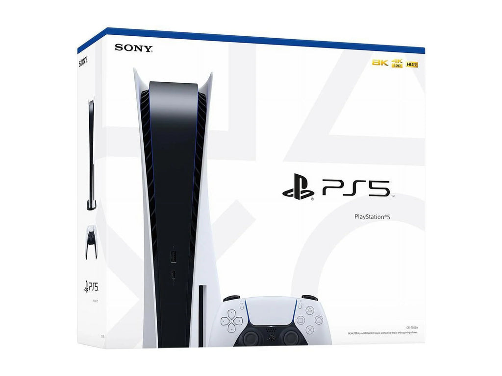 PlayStation_PS5 with (Disc TEC Extra Charging Console One Version) Gaming Station Controller Dual Plus Bundle
