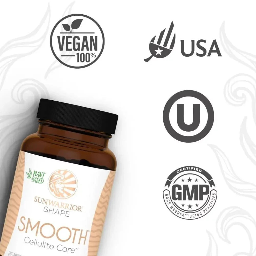 Vegan C Capsules, Supplements Sunwarrior Care Care Cellulite Ct | Hyaluronic Smooth Acid Vitamin with Skin 30