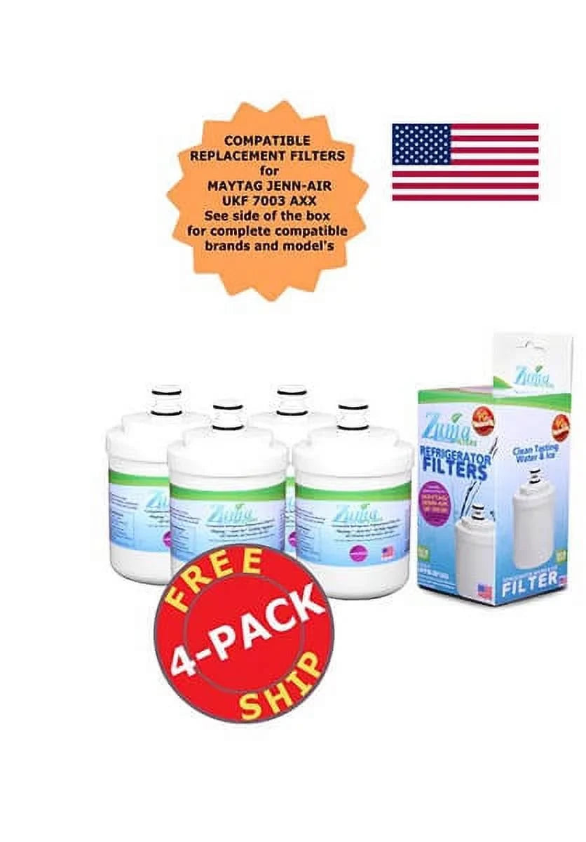, Model U.S.A. Made Filter 4 , ZUMA - in UKF1002AXX with OPFM-RF300 Pack - liquid Maytag® # Compatible , Brand Ice and