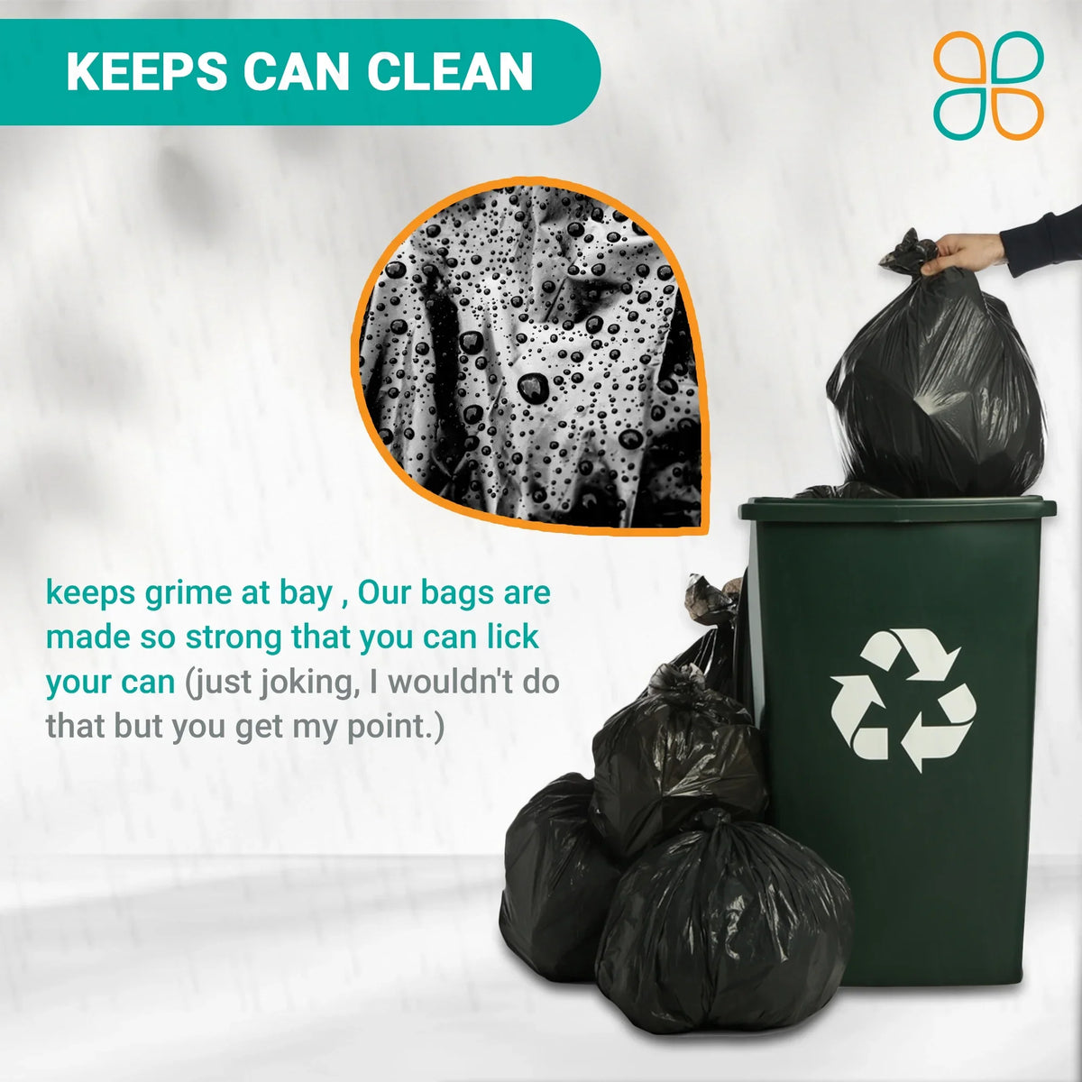 / PlasticMill MIL, Bags/Case, Liners. 42 33x48, Black, Trash Can Gallon, 1.5 Bags 100 Garbage