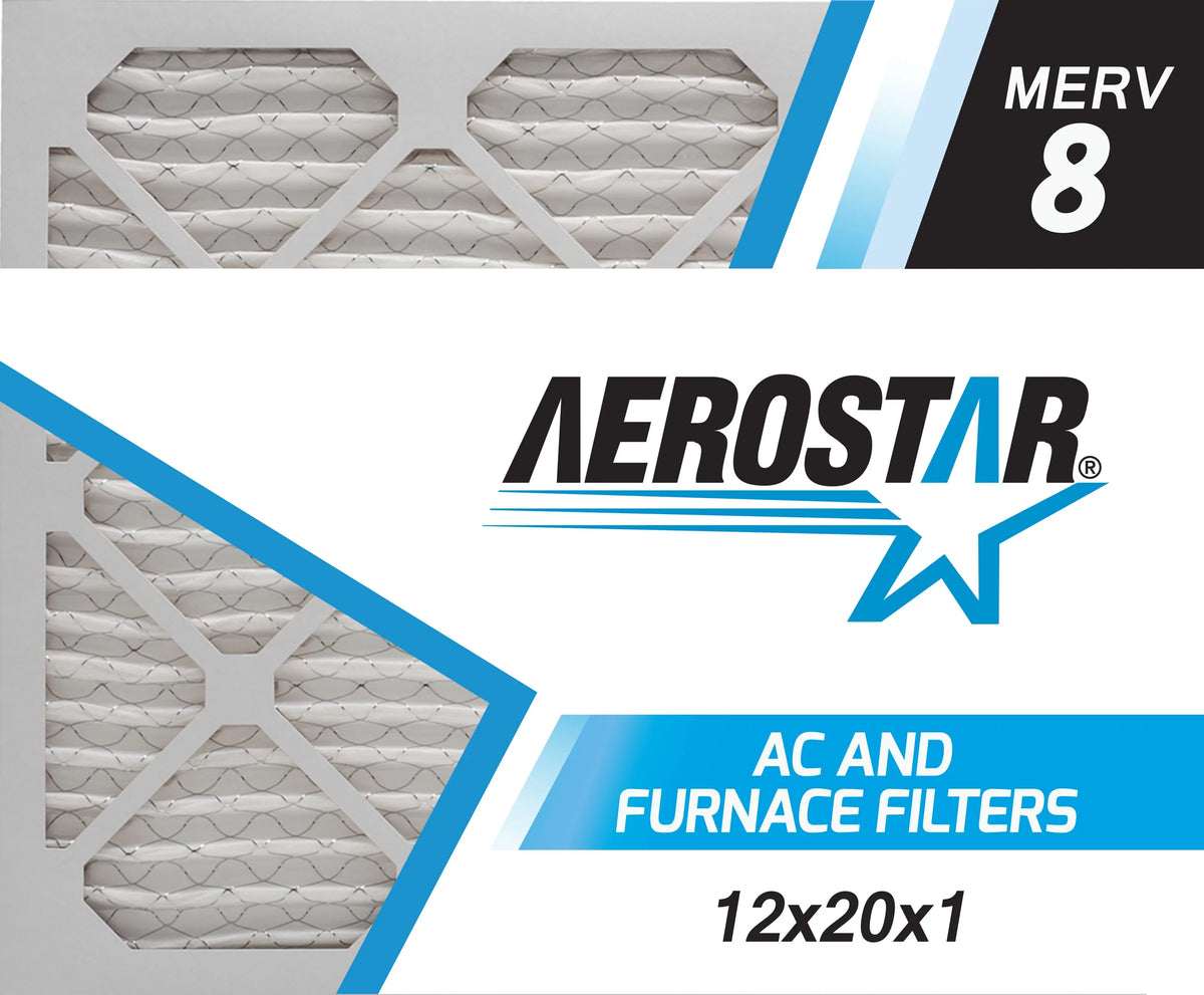 Filter, 8, Box 12x20x1 the 12x20x1, 6, Made Pleated in Aerostar Air MERV USA of