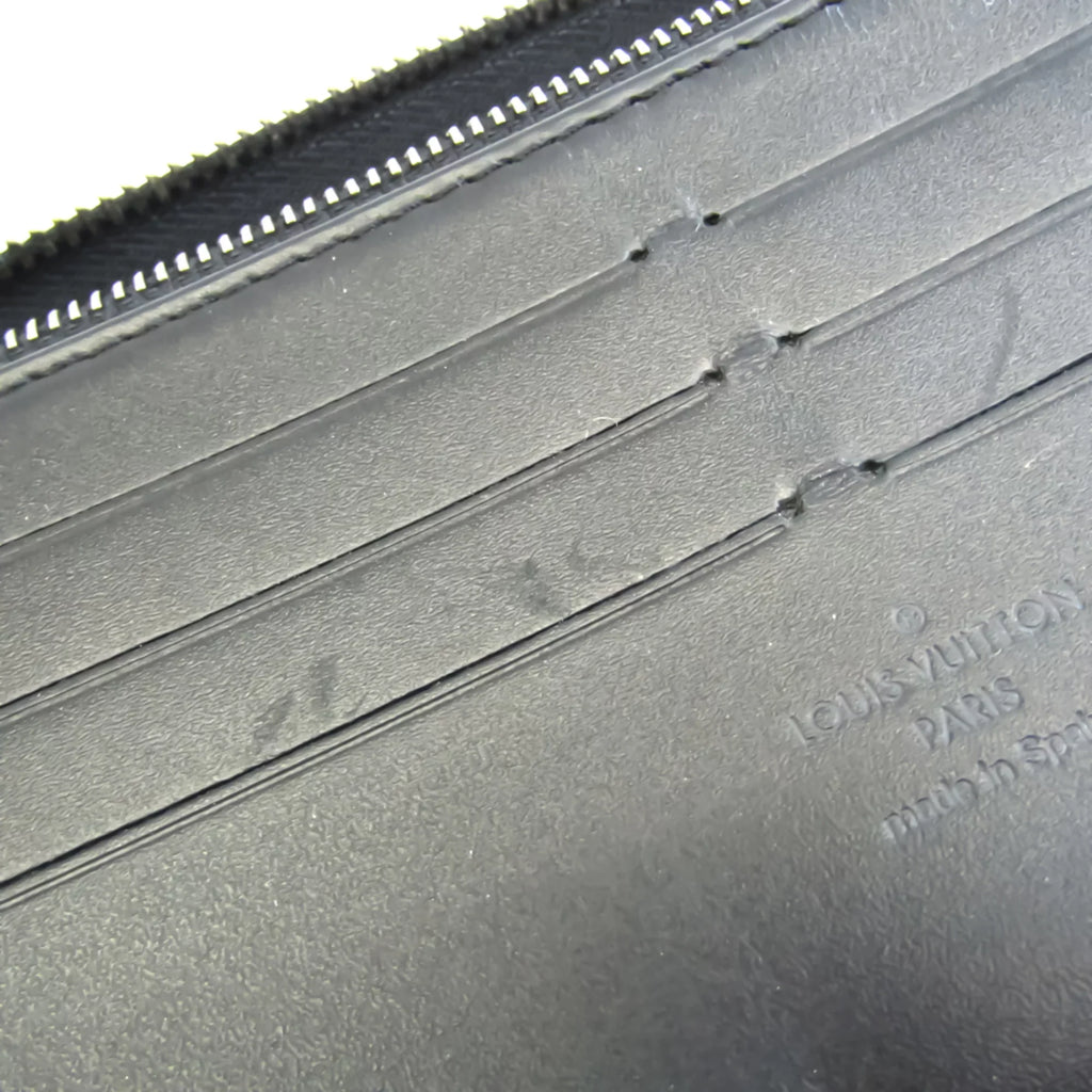 Long Basalt (Good) Wallet Pre-Owned M97026 Zippy Utah Leather Men's Organizer (bi-fold)