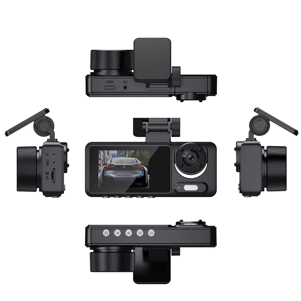 for Dash Multi-Language Recorder, Safety Camcorder Driving Angle Apexeon Wide Camera, Car Video Auto
