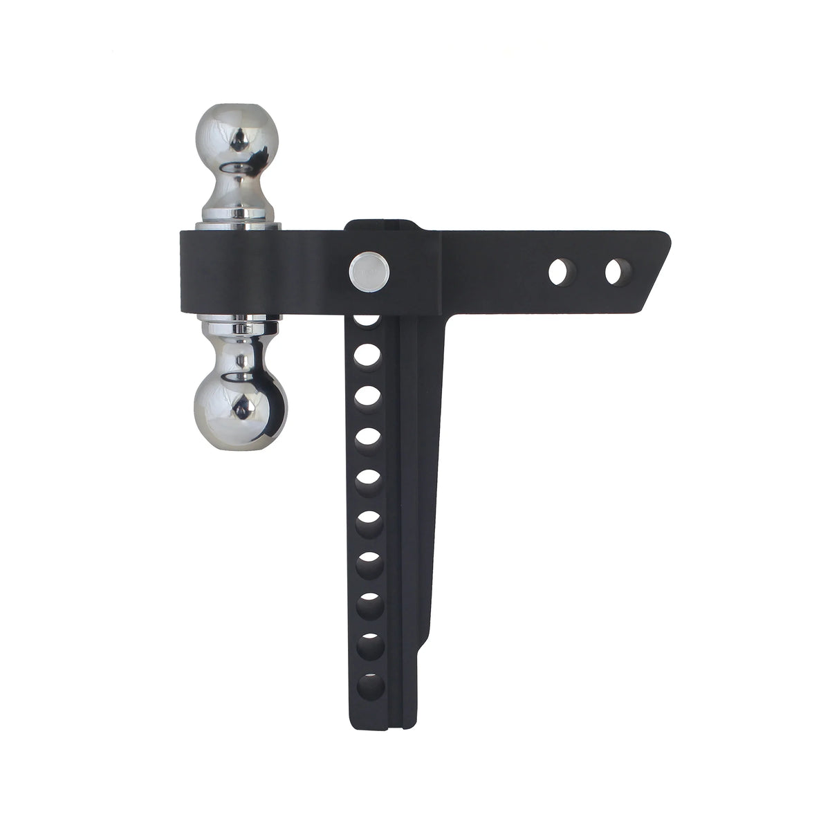0-10" Hitch: Resistance) Valet with Drop (700-Hour 10K Blackout Reversible 2-5/16" Wrinkle Trailer Drop, Coating High-Grade Powder Corrosion Ball, & Black Aluminum Series Adjustable Signature 2"