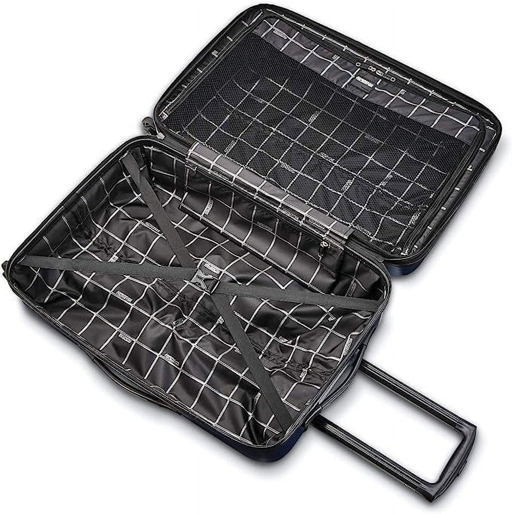 Box - Tourister NAVY American Spinner Hardside Open Luggage 92504-1596 Moonlight 21"