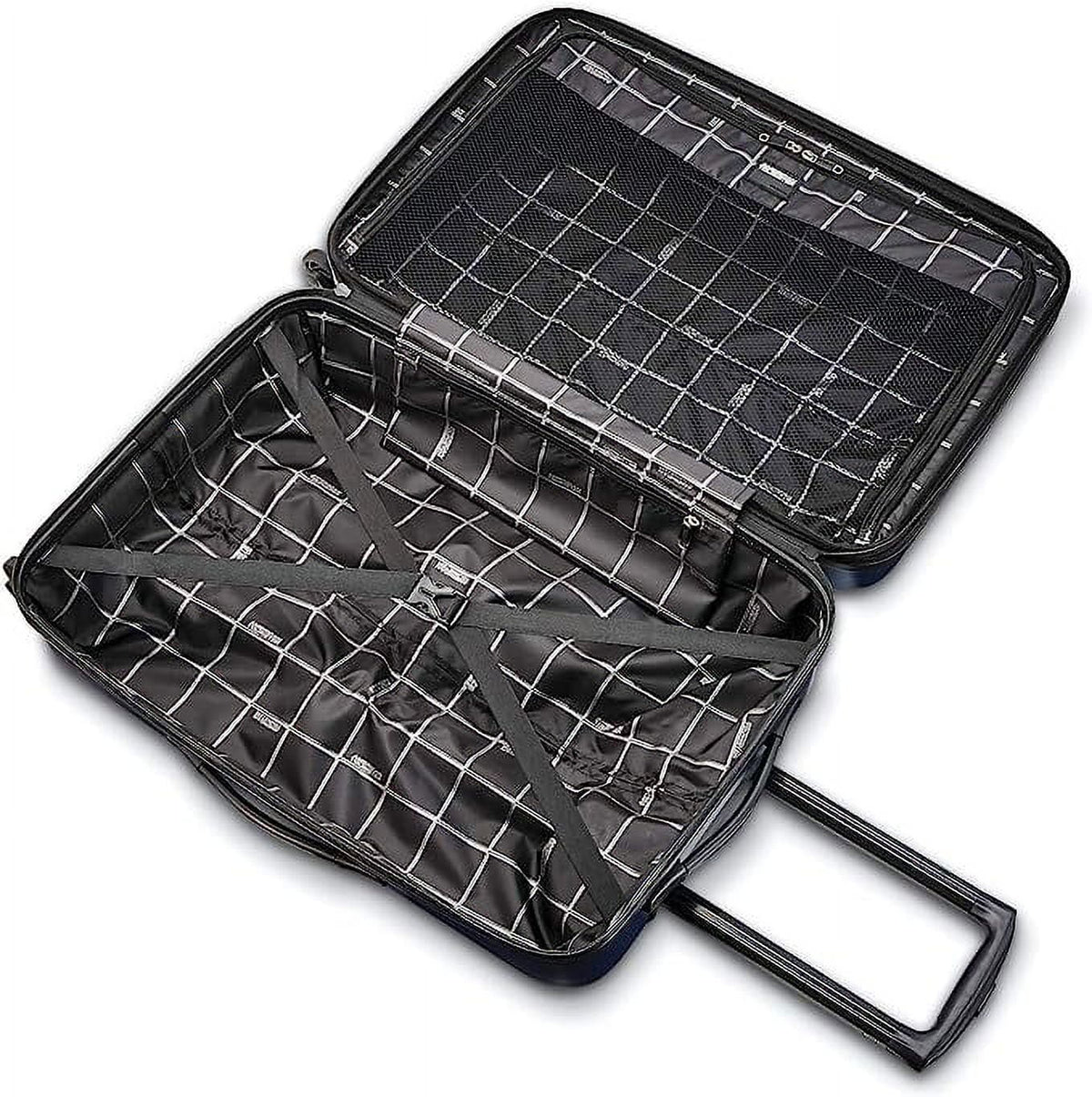 Box - Tourister NAVY American Spinner Hardside Open Luggage 92504-1596 Moonlight 21"