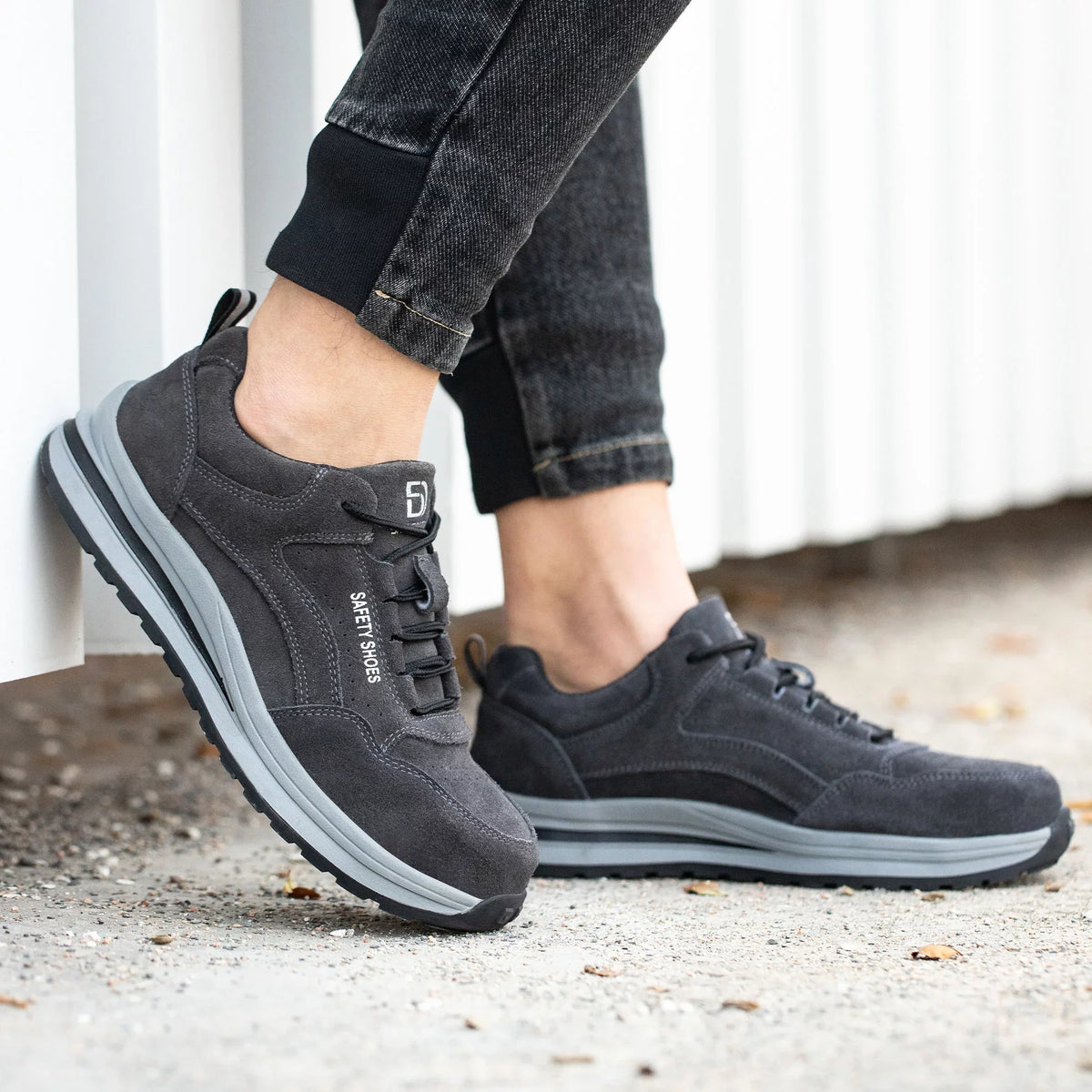 Men Tanleewa Shoes Safety Shoe for Steel Cap dimension Work Men9.5/Women10.5 Toe Indestructible