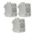Set Theater 3 Volume Piece OVCDG exterior Weatherproof Gray Solutions Controls