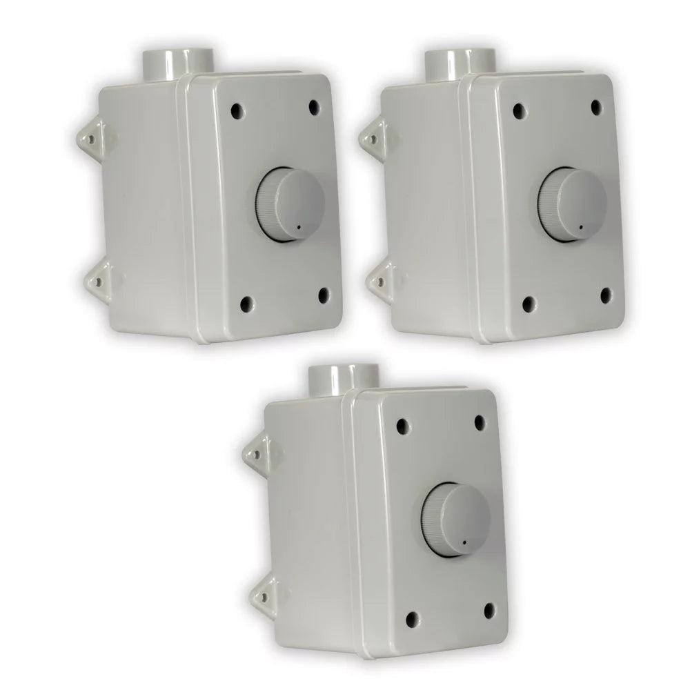 Set Theater 3 Volume Piece OVCDG exterior Weatherproof Gray Solutions Controls