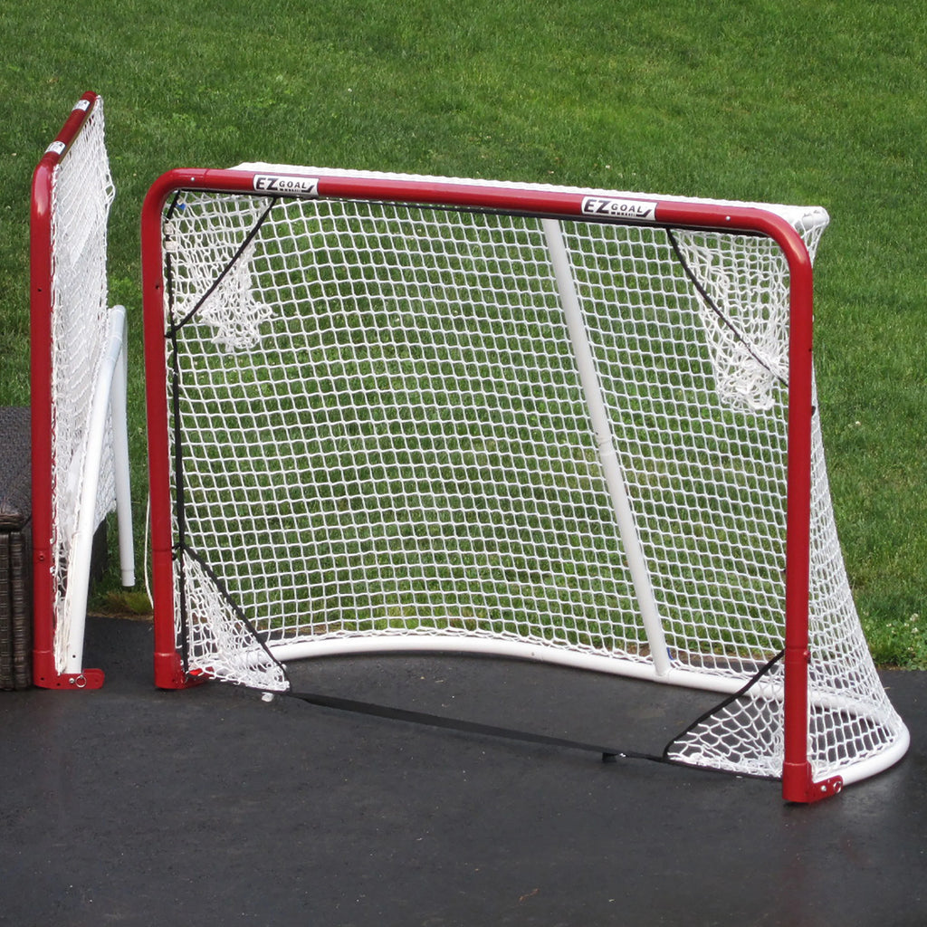 Hockey by Monster w x Folding Goal EZgoal 2" 4' Nets, target 6'