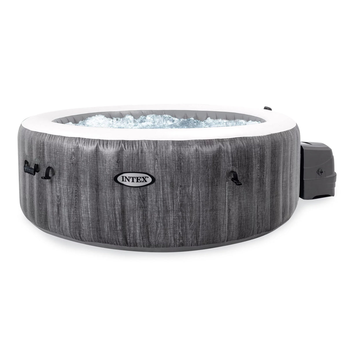 Hot Intex Accessory Tub Plus Benches Spa w/ Greywood PureSpa Inflatable Jet