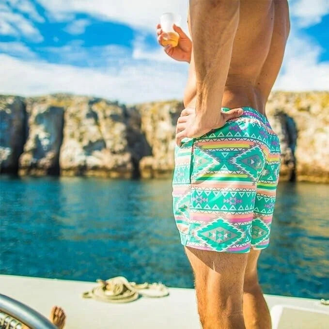 5.5” Inseam M Board Men’s dimension Trunks, Swimming Chubbies Stretch Swim Shorts,