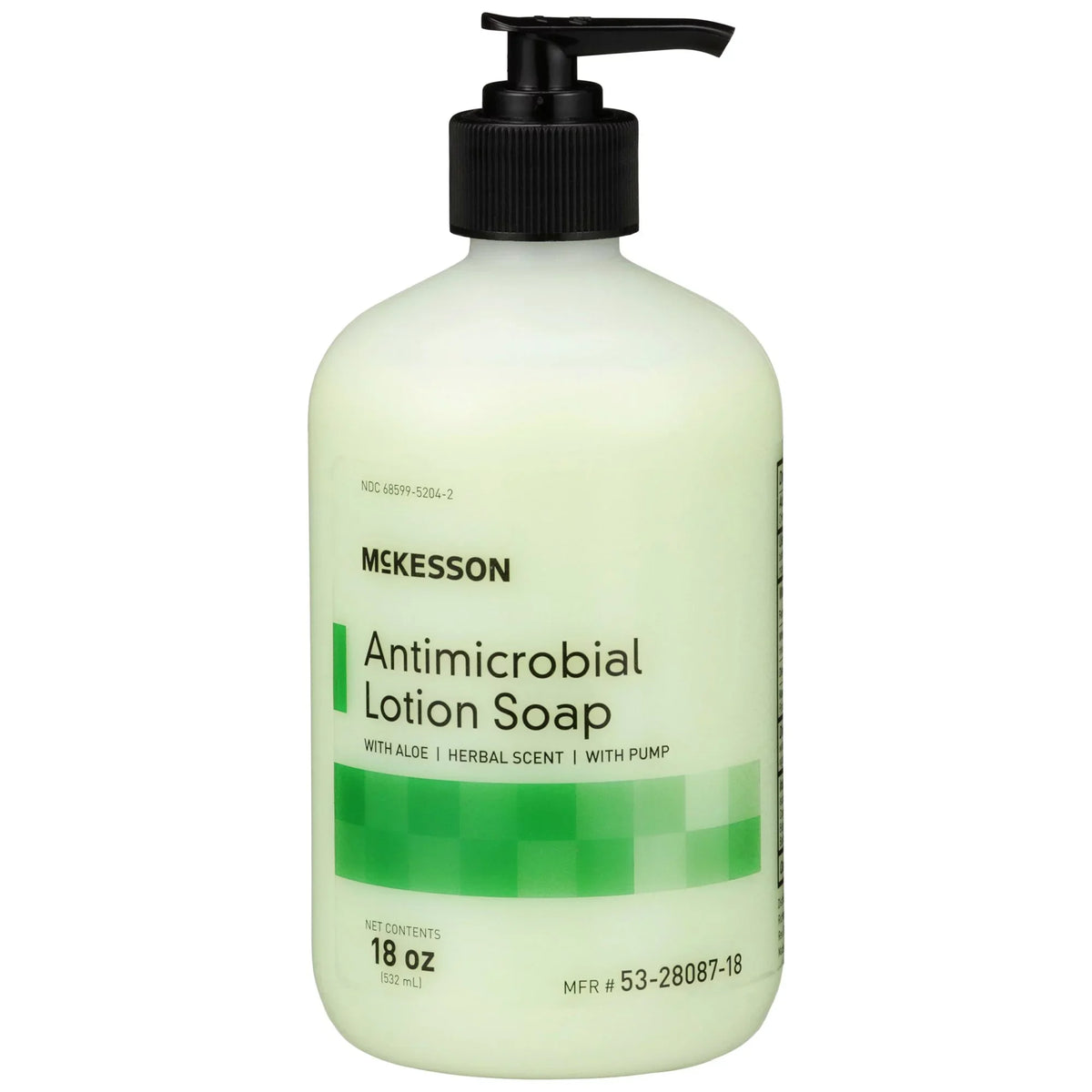 '- Scent, Herbal McKesson Lotion 12 Ct with Soap Aloe Hand 18 Antimicrobial oz,