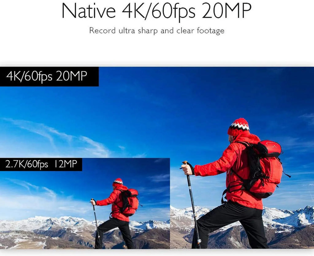 Touch Screen 4K AKASO Elite 2.0 Camera 8X Camera, Camera Underwater 131ft Accessories V50 and Action Zoom with EIS Sports Helmet 60fps