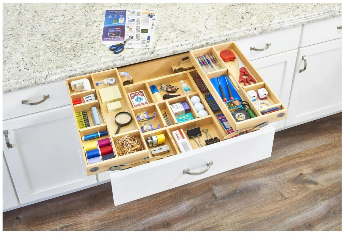 Kitchen Tiered 4Wtmd 4Wtmd-24H-1 Organizer Series Rev-A-Shelf 24" - Drawer Cabinets For