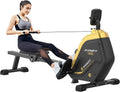 Resistance for Folding Levels Monitor - Home with Rower Machine Machines Rowing for Use Full 16 Rowing Magnetic Holder pooboo Indoor Device Body LCD