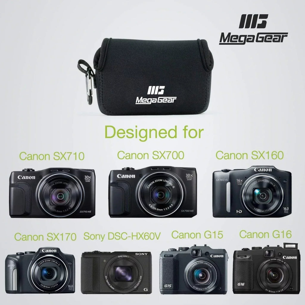 HS, DSC-HX50V, HS, G15, DSC-HX60V, HS, Case PowerShot SX170 G16, SX720 Canon IS, SX160 Canon Camera SX700 SX710 Neoprene IS MegaGear