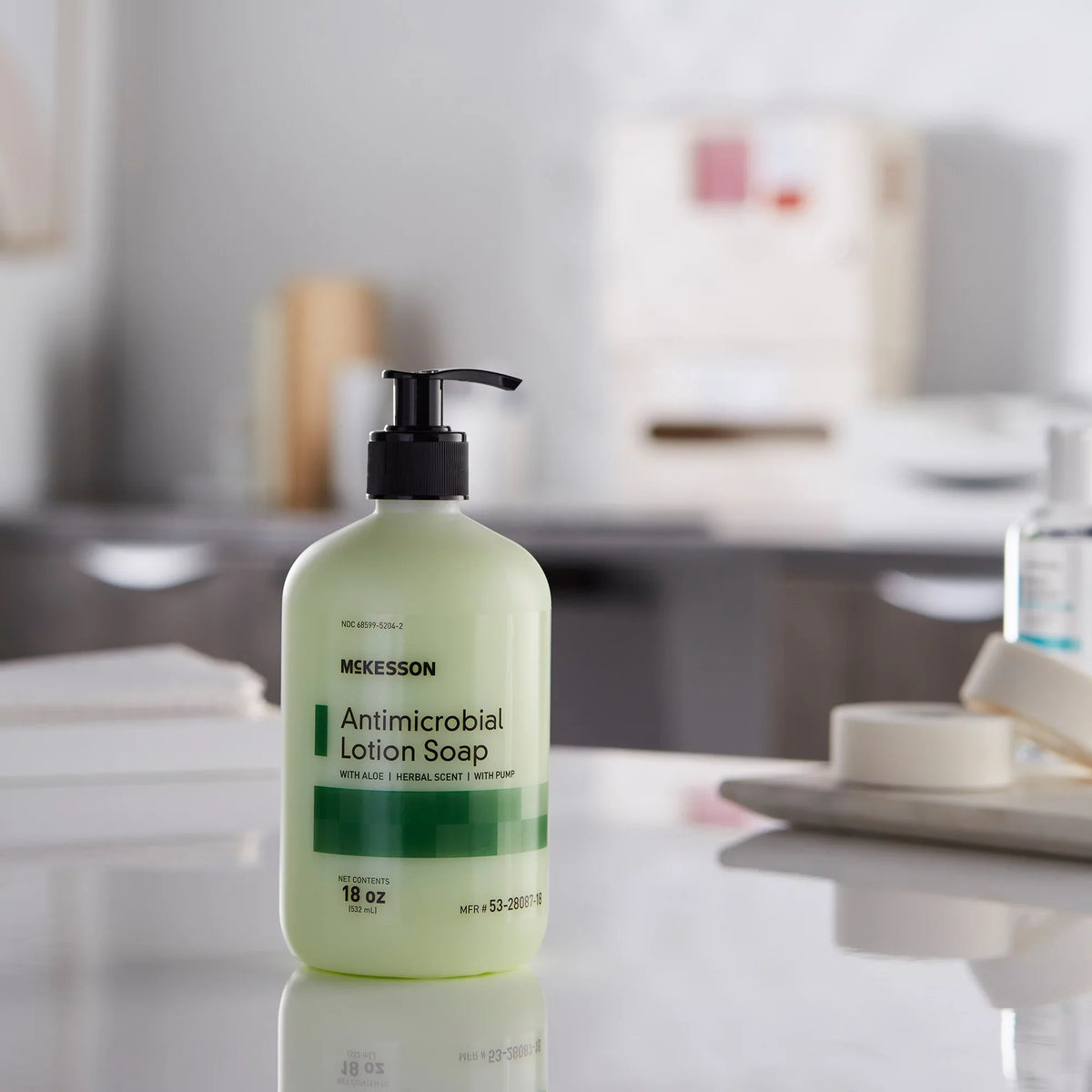 '- Scent, Herbal McKesson Lotion 12 Ct with Soap Aloe Hand 18 Antimicrobial oz,