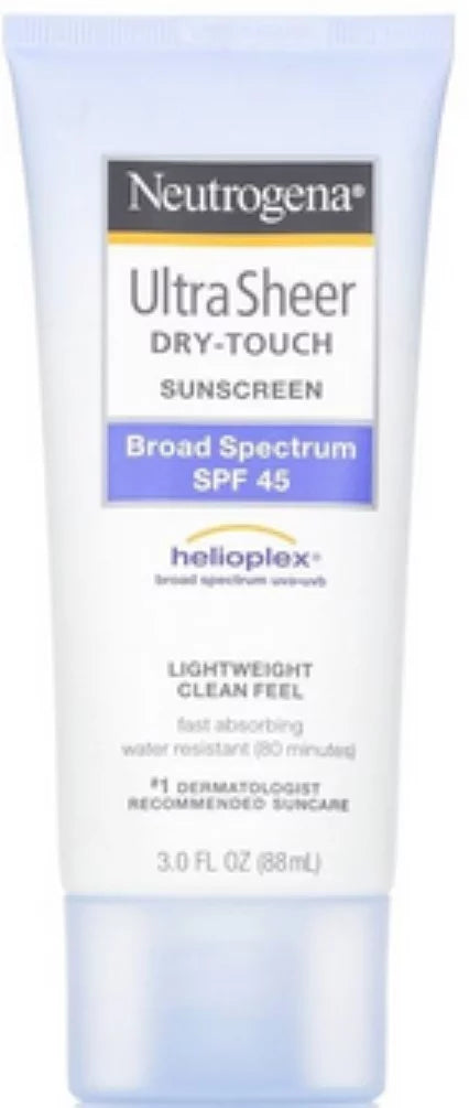 Sunscreen 3) oz SPF 3 45 Ultra Sheer Dry-Touch of Neutrogena (Pack