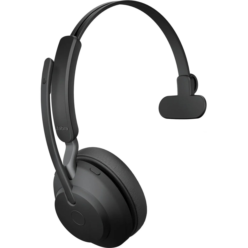Stand Headset with USB-C USB-C Connector UC Black Ear Jabra Charging Single - - Evolve2 65 Mono