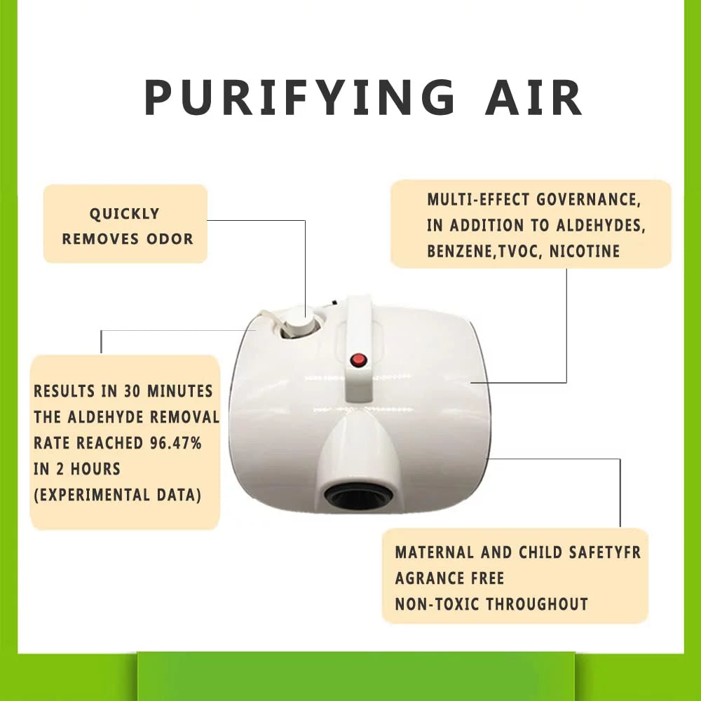 Best & for Home, Smart Retail Portable Office House Fog Car, Sterilization Atomizer. Indoor/exterior Machine