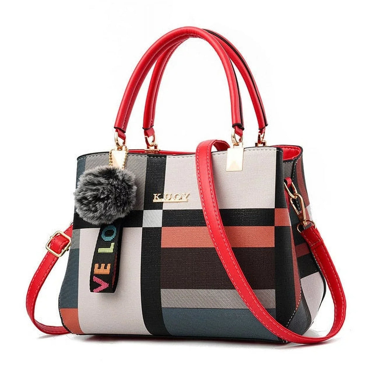 Shoulder Totes Women Ladies Messenger Luxury Bags Wild Stitching Handbag New Designer Bag Plaid Brand
