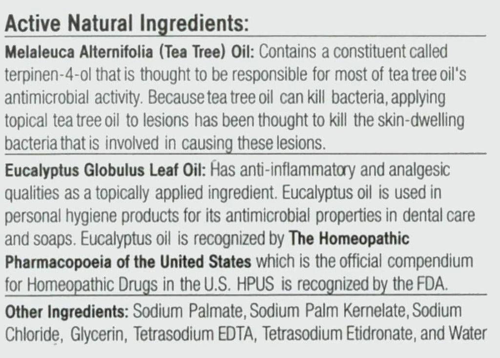 All Soap Oil Odor, (2 Dandruff Pack) Scratches, Help Essential Pharmaceutical Psoriasis, Defense Grade Tree with Tea Ringworm, Natural and Eucalyptus 1 Body Ounce Acne, Oils Scrapes, |
